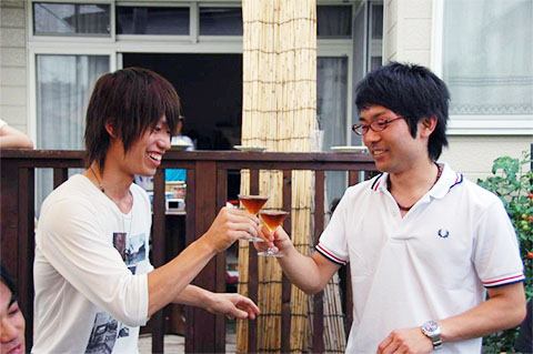 泉さん乾杯(2008暑気払い)
