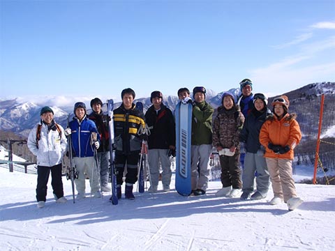 スキー組(2009謝恩会)