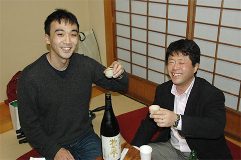 足立先生と松田さん